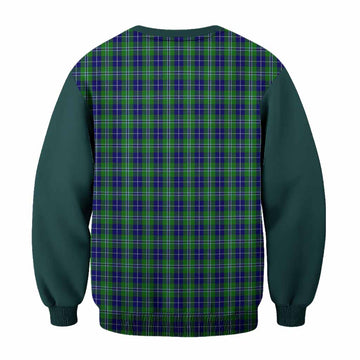 Douglas Tartan Accent Sweatshirt with Family Crest