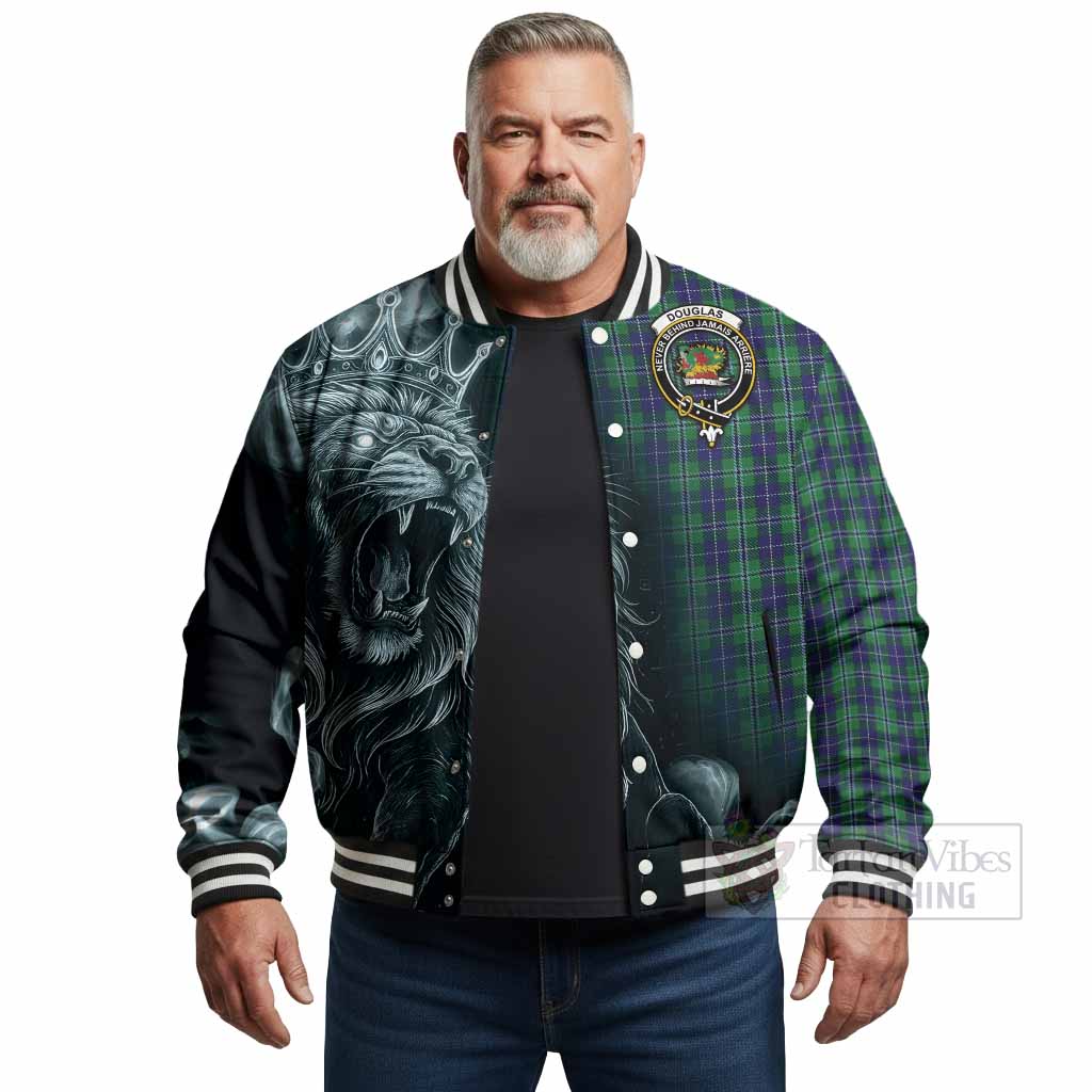 Douglas Tartan Baseball Jacket Roaring Lion Heritage