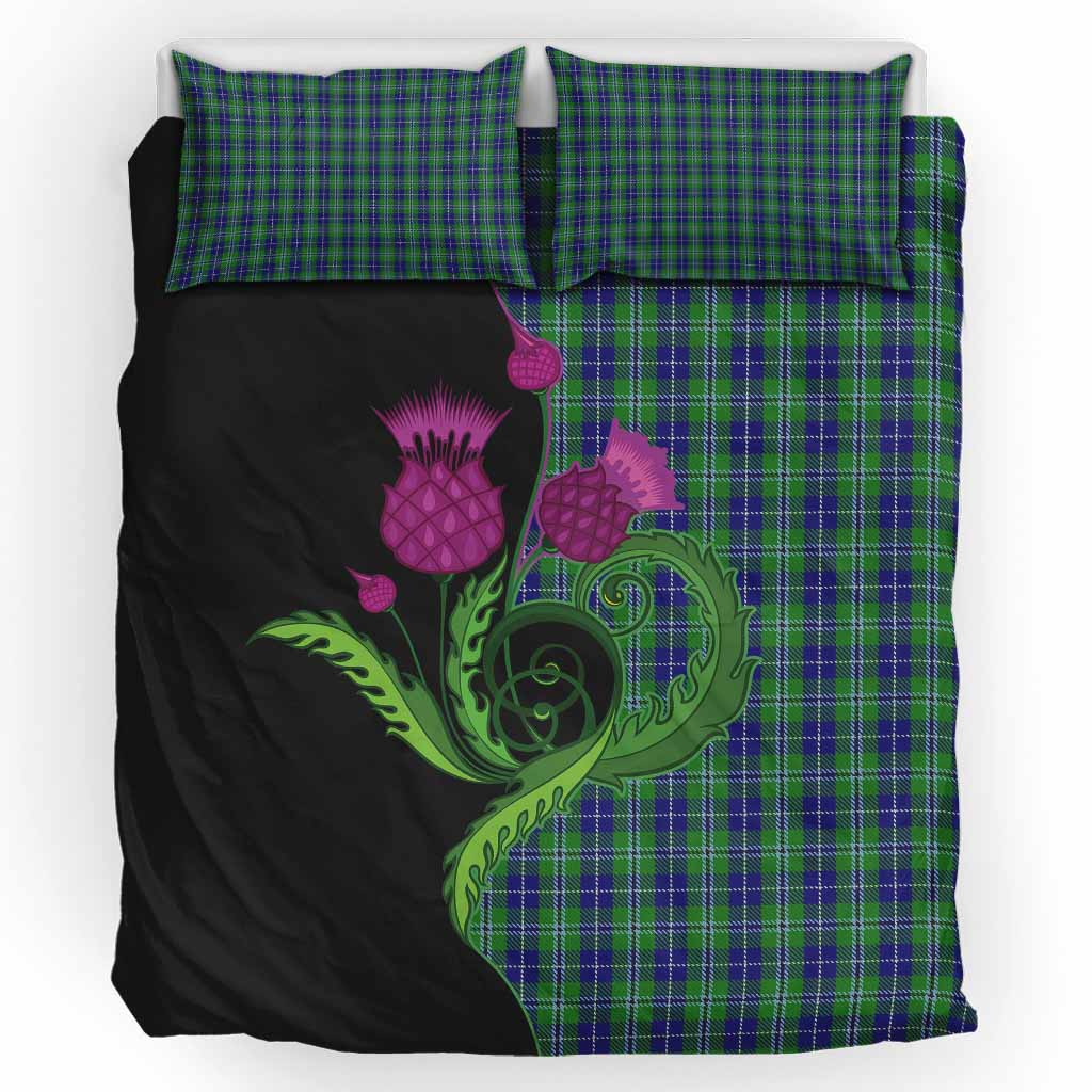 Douglas Tartan Bedding Set Traditional Scottish Thistle UK Bedding Set UK King 91*87 inch - Tartan Vibes Clothing