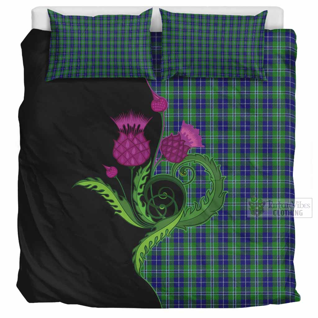 Douglas Tartan Bedding Set Traditional Scottish Thistle UK Bedding Set UK Super King 104*94 inch - Tartan Vibes Clothing