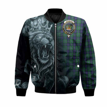 Douglas Tartan Bomber Jacket Roaring Lion Heritage