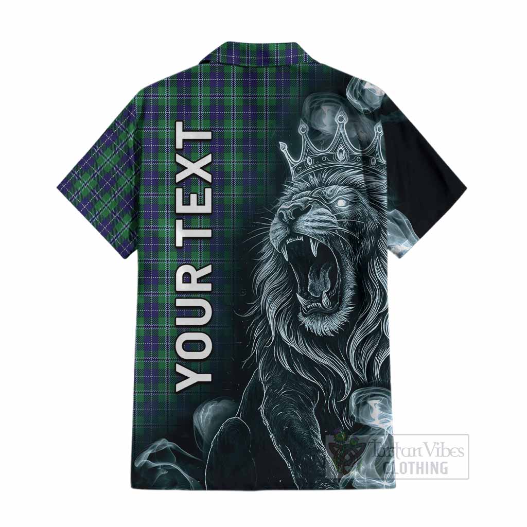 Douglas Tartan Cotton Hawaiian Shirt Roaring Lion Heritage
