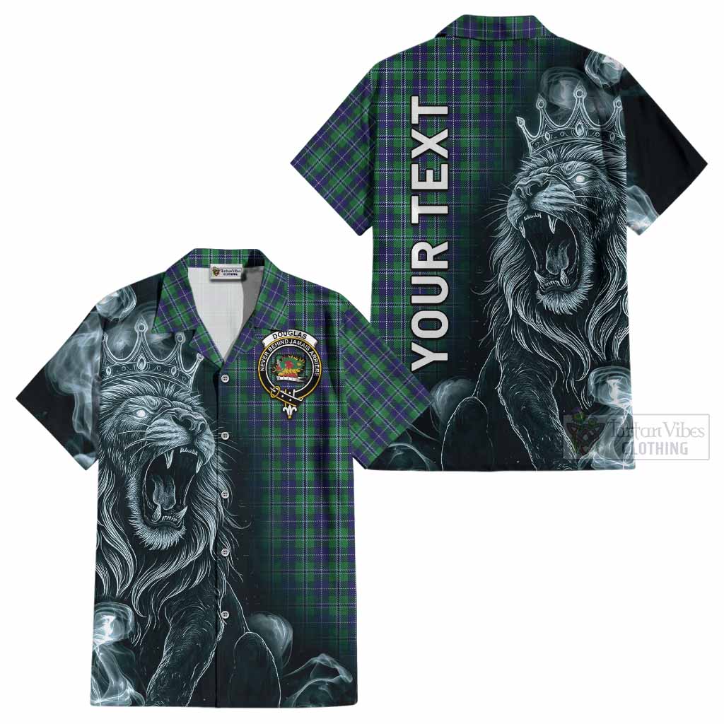 Douglas Tartan Cotton Hawaiian Shirt Roaring Lion Heritage