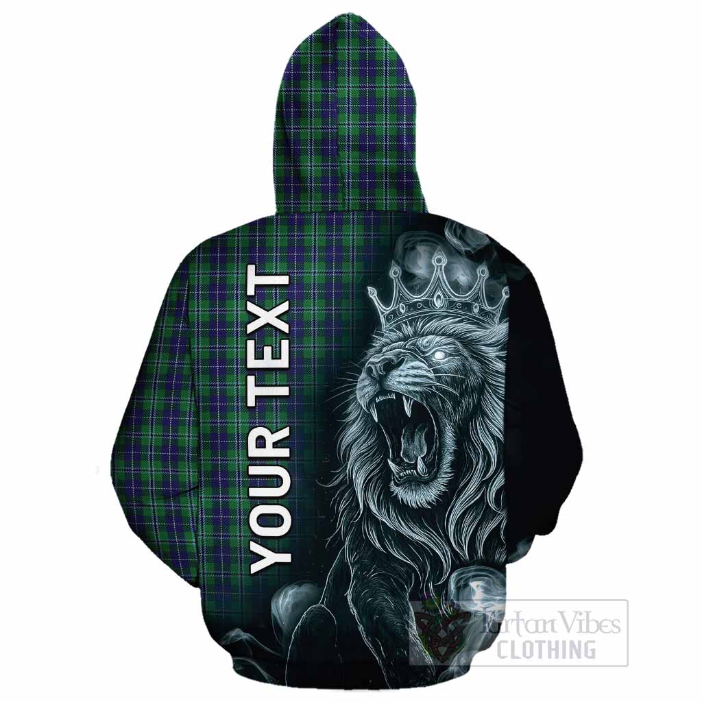 Douglas Tartan Cotton Hoodie Roaring Lion Heritage