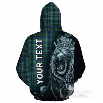 Douglas Tartan Cotton Hoodie Roaring Lion Heritage