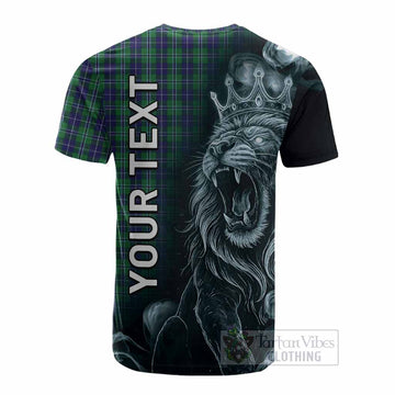 Douglas Tartan Cotton T-shirt Roaring Lion Heritage