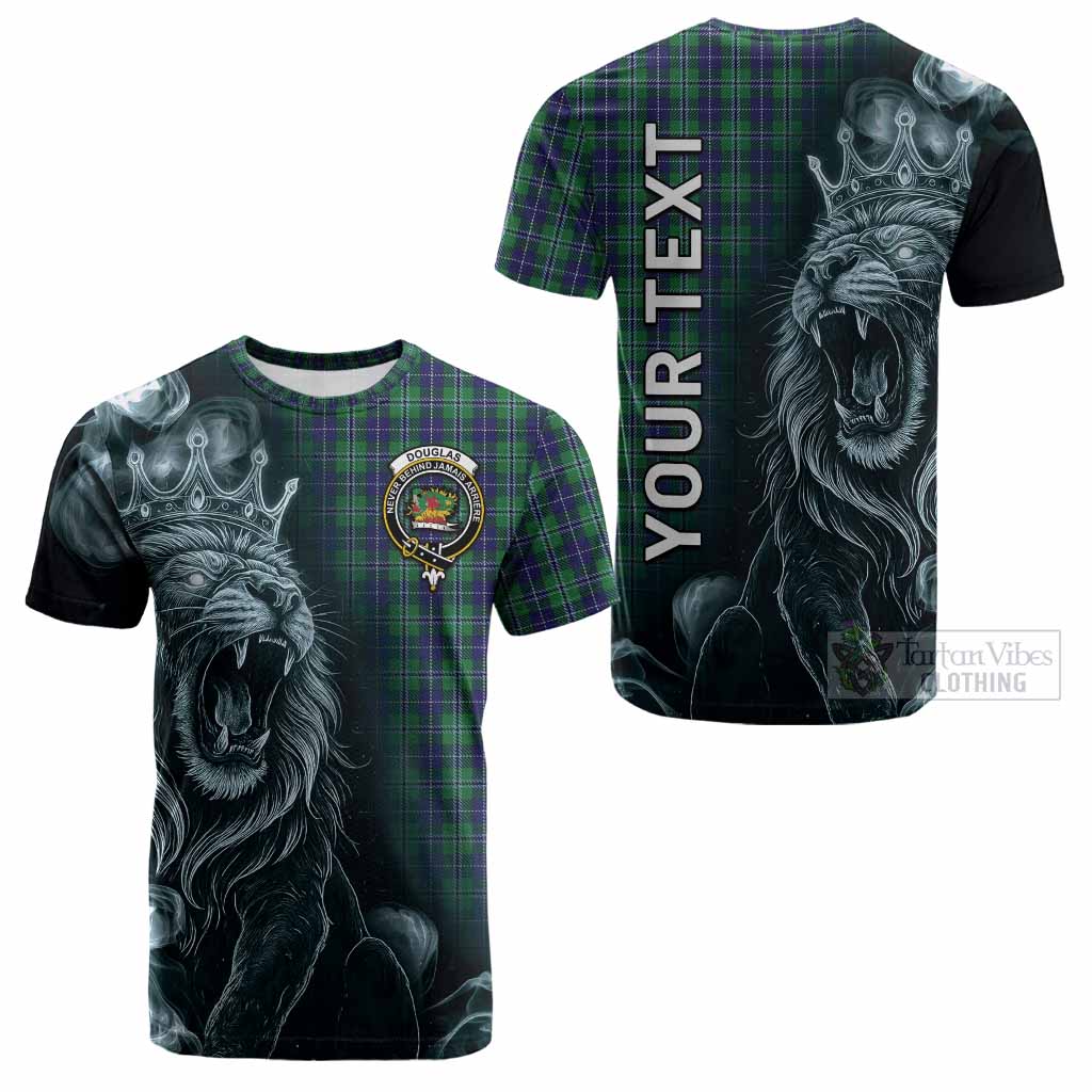 Douglas Tartan Cotton T-shirt Roaring Lion Heritage