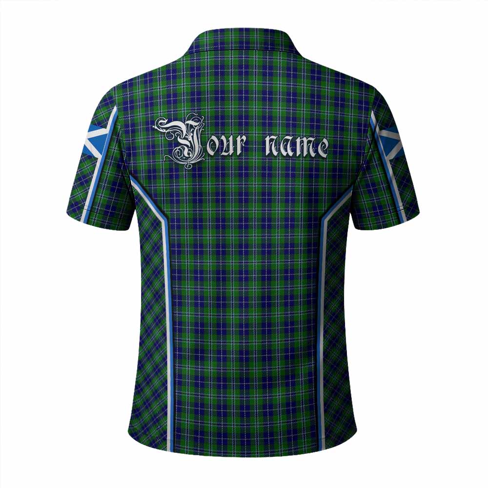 Douglas Tartan Crest Polo Shirt Scotland Coat of Arm Flag Style - Tartan Vibes Clothing