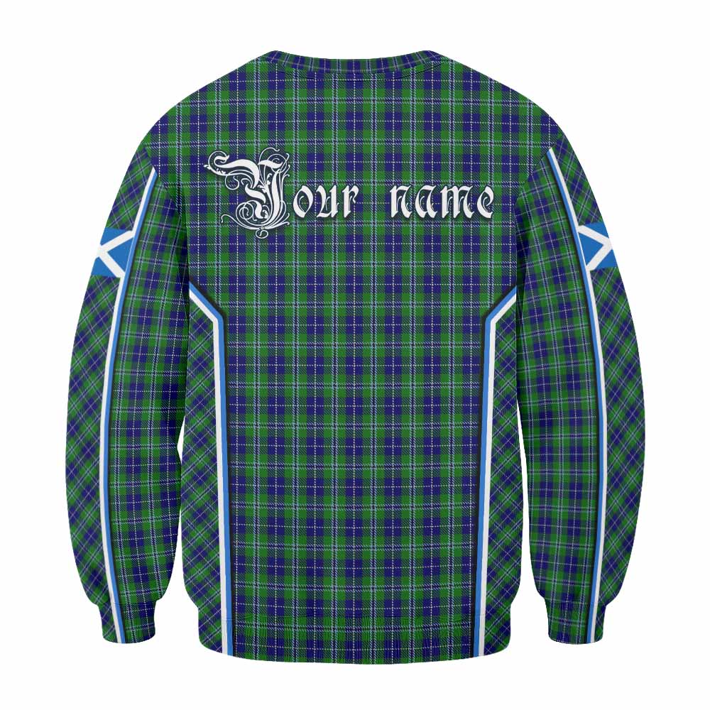 Douglas Tartan Crest Sweatshirt Scotland Coat of Arm Flag Style - Tartan Vibes Clothing