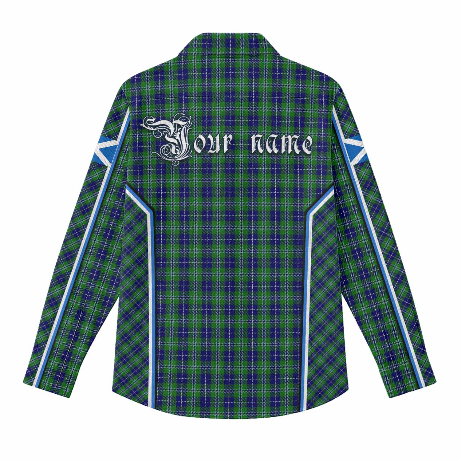 Douglas Tartan Crest Women Casual Shirt Scotland Coat of Arm Flag Style - Tartan Vibes Clothing