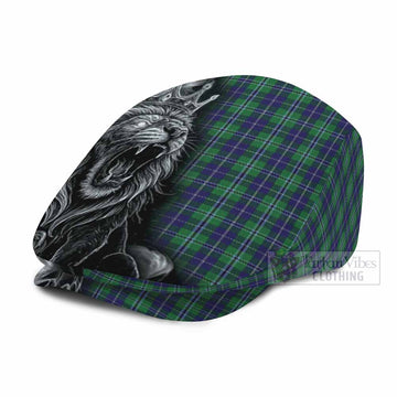 Douglas Tartan Flat Cap, Jeff Cap Roaring Lion Heritage