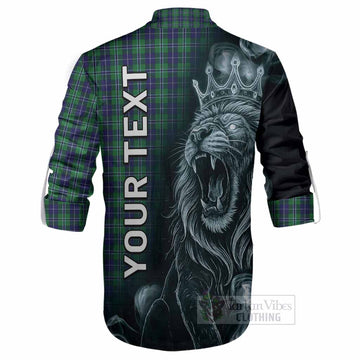Douglas Tartan Ghillie Shirt Roaring Lion Heritage
