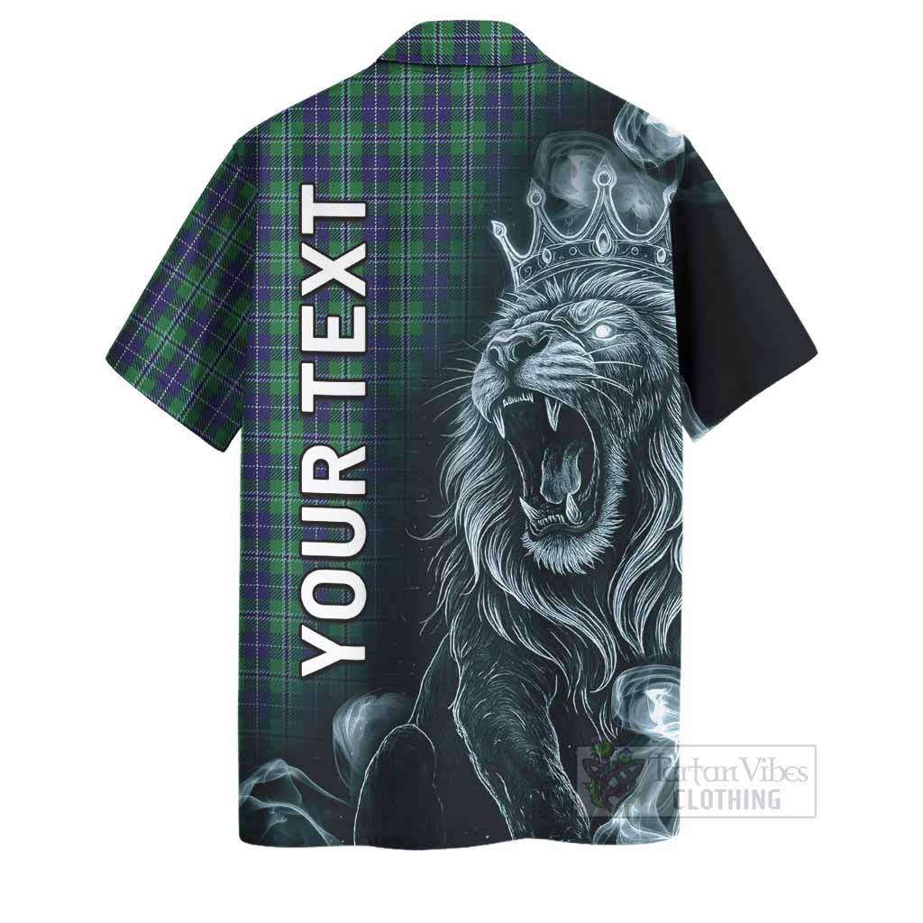 Douglas Tartan Hawaiian Shirt Roaring Lion Heritage