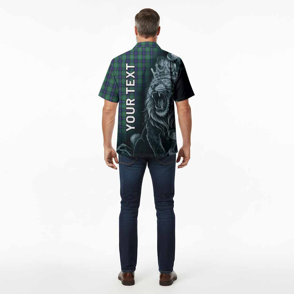 Douglas Tartan Hawaiian Shirt Roaring Lion Heritage