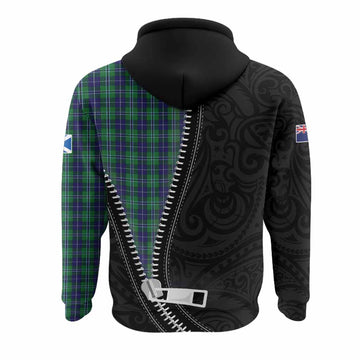 Douglas Tartan Hoodie New Zealand Pattern Unique Zipper Stylized