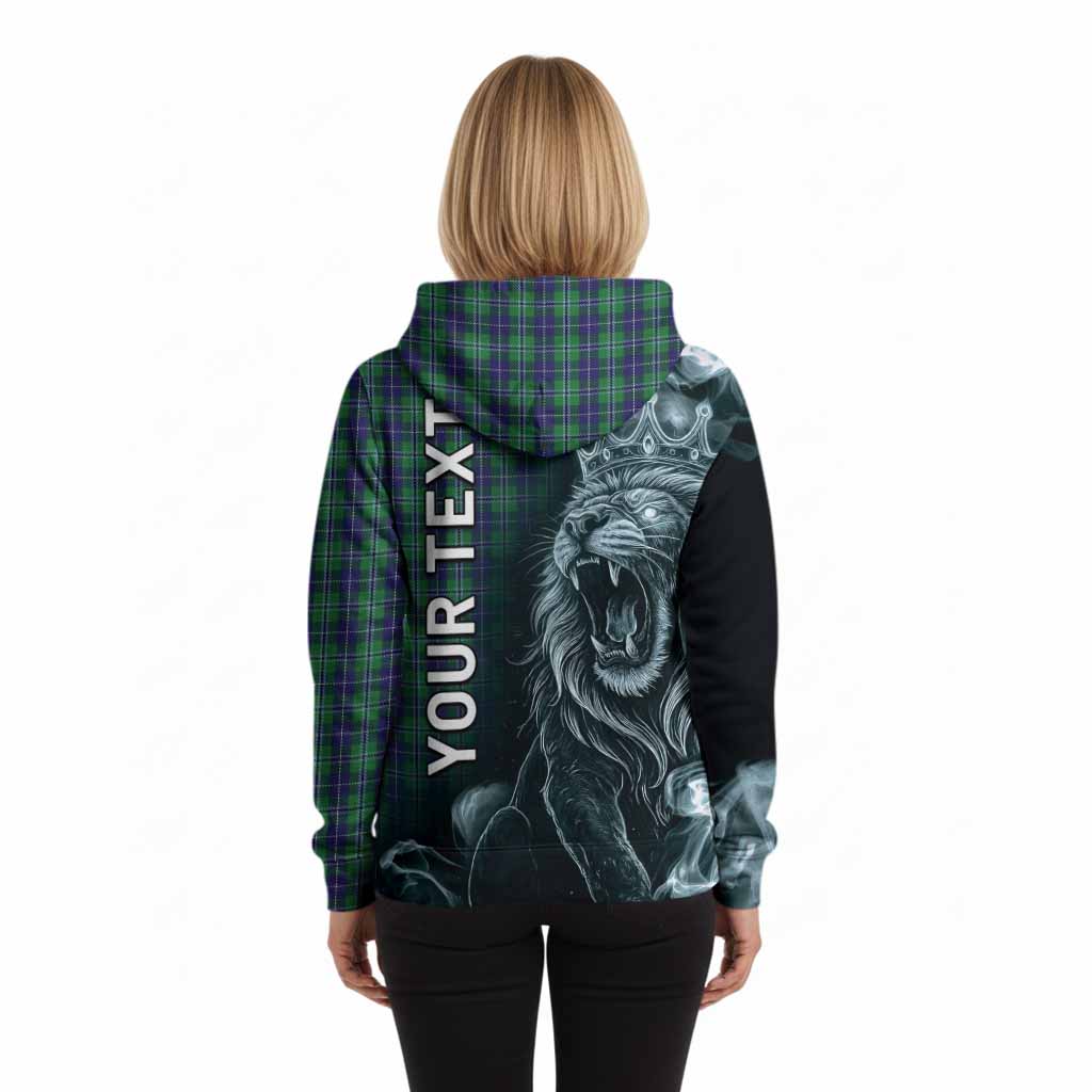 Douglas Tartan Hoodie Roaring Lion Heritage