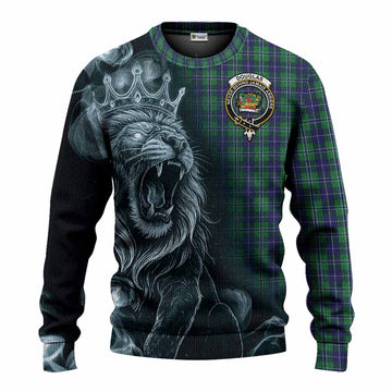 Douglas Tartan Knitted Sweater Roaring Lion Heritage