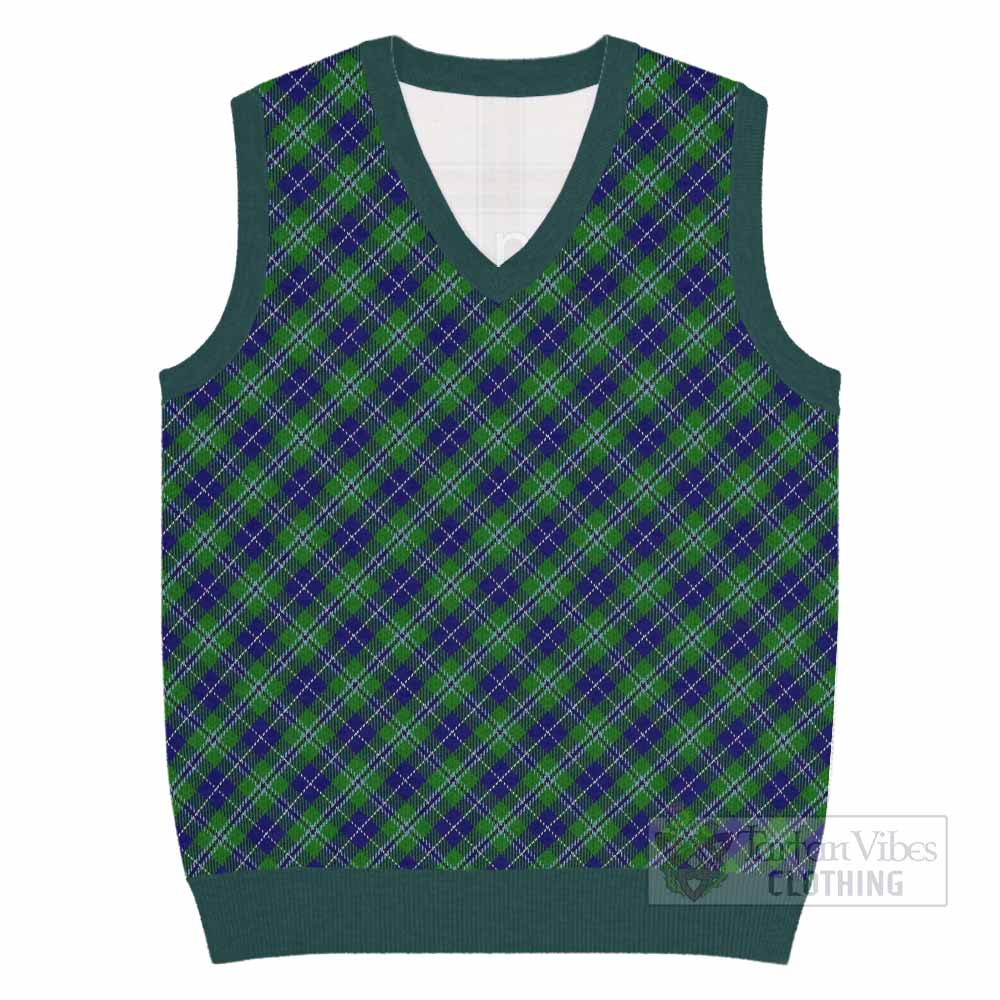 Douglas Tartan  Knitted V-Neck Vest Cross Style