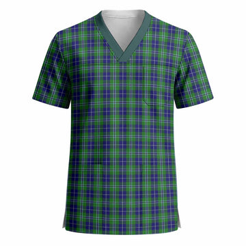 Douglas Tartan Scrub Top - Tartan Vibes Clothing