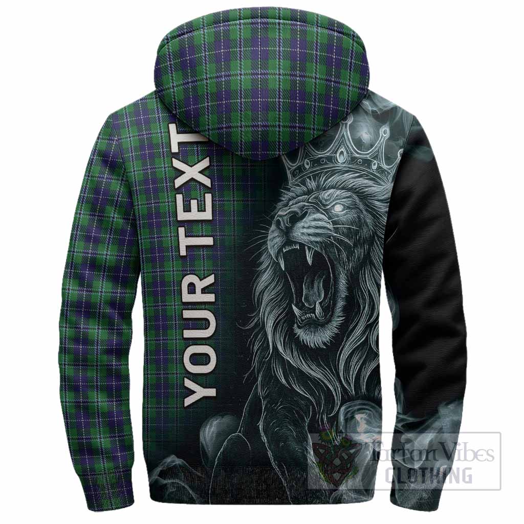 Douglas Tartan Sherpa Hoodie Roaring Lion Heritage