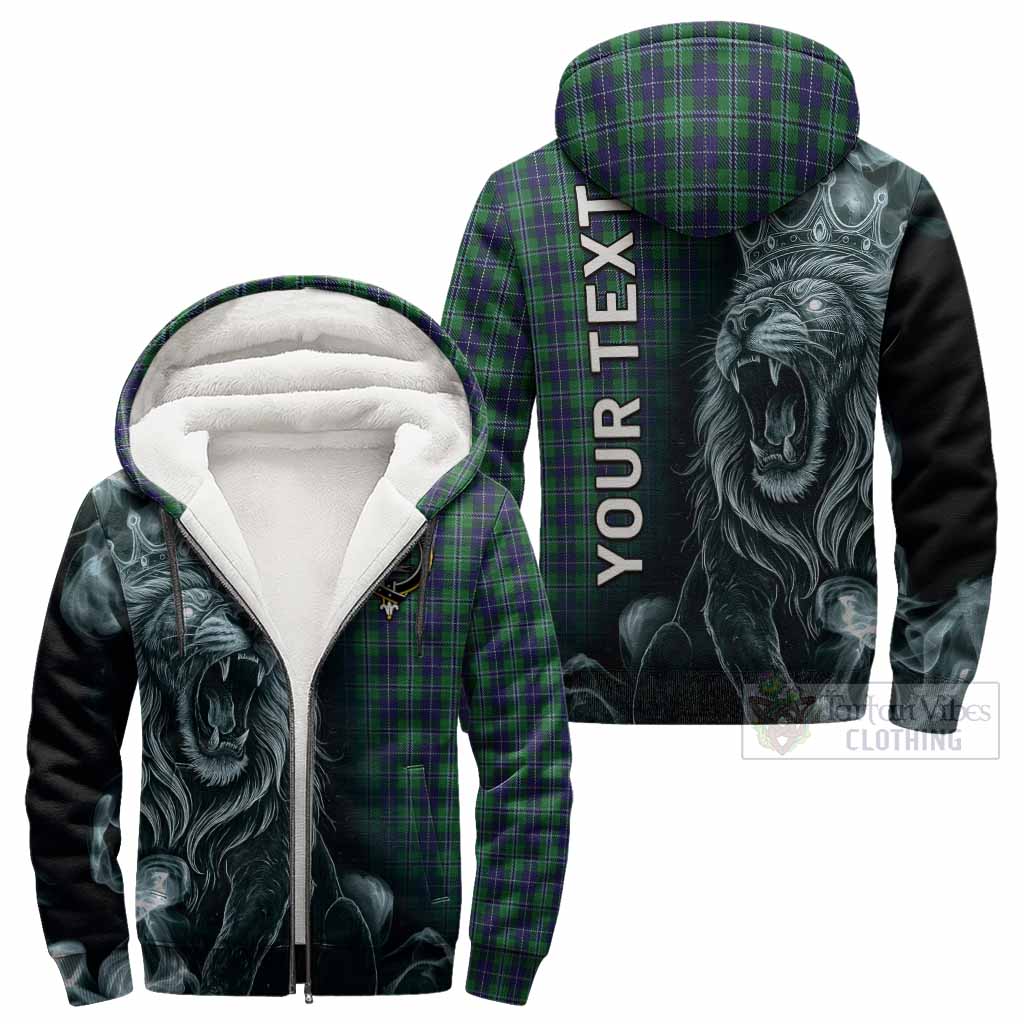 Douglas Tartan Sherpa Hoodie Roaring Lion Heritage