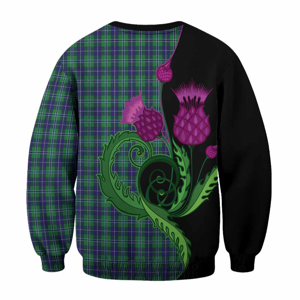 Douglas Tartan Sweatshirt Traditional Scottish Thistle