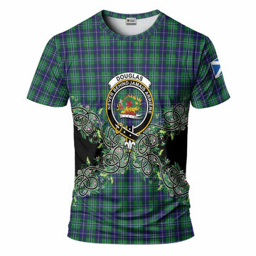 Douglas Tartan T-Shirt Thistle Scottish Spirit