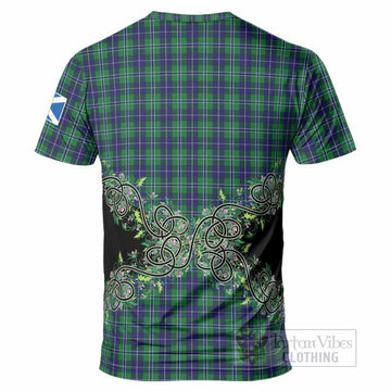 Douglas Tartan T-Shirt Thistle Scottish Spirit