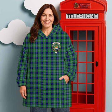 Douglas Tartan Wearable Blanket with Family Crest - Tartan Vibes Clothing