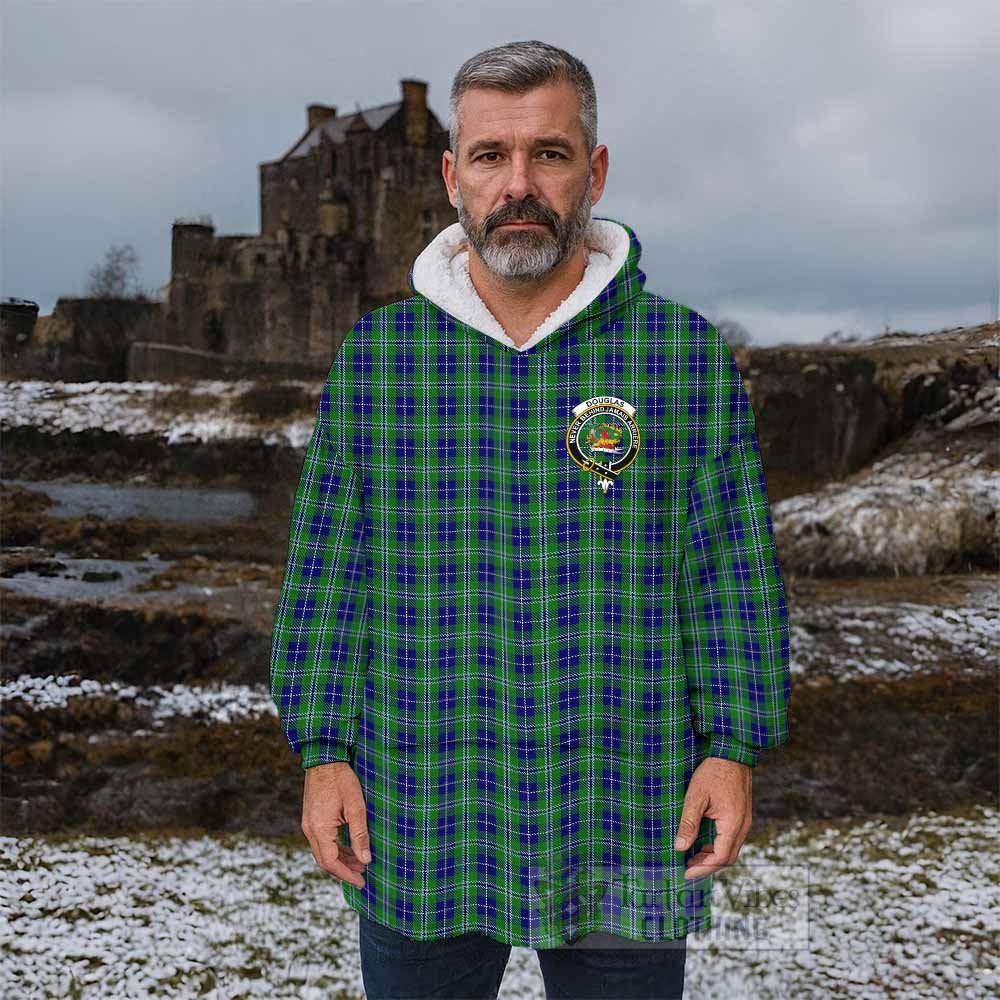 Douglas Tartan Wearable Blanket with Family Crest - Tartan Vibes Clothing