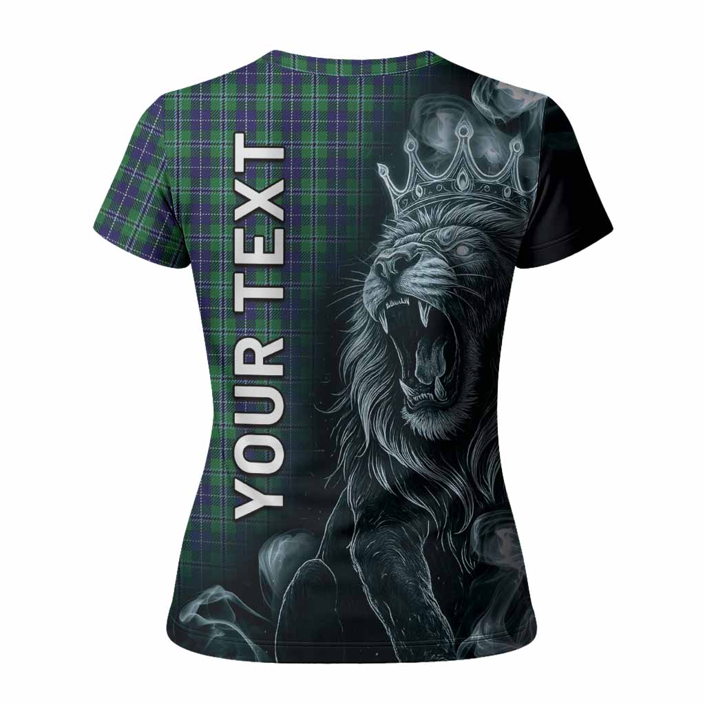 Douglas Tartan Women T shirt Roaring Lion Heritage