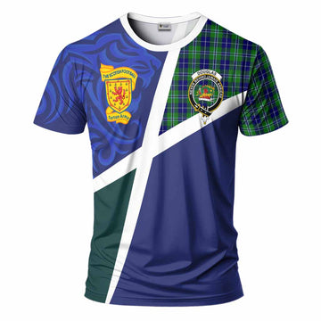 Douglas The Scottish Football Crest T-Shirt Lion-Tartan Army