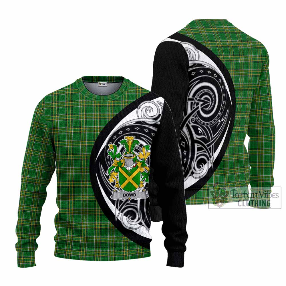 Tartan Vibes Clothing Dowd Irish Clan Knitted Sweater Celtic Circle Style