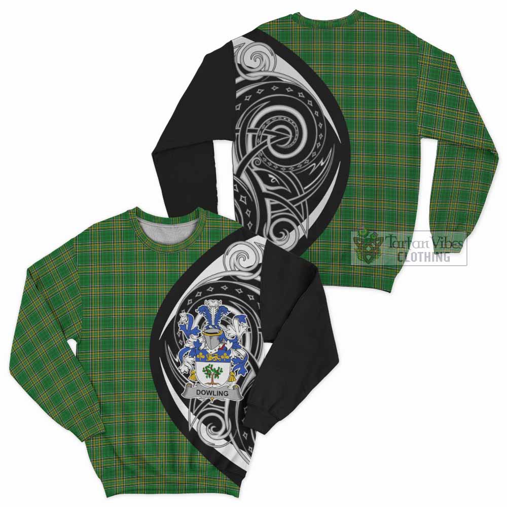 Dowling Irish Clan Sweatshirt Celtic Circle Style - Tartan Vibes Clothing