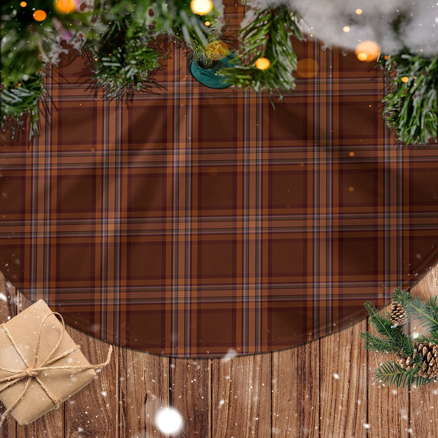Down County Ireland Tartan Christmas Tree Skirt - Tartan Vibes Clothing