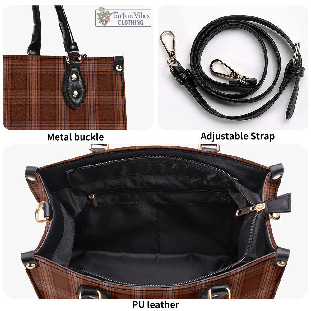 Tartan Vibes Clothing Down County Ireland Tartan Luxury Leather Handbags