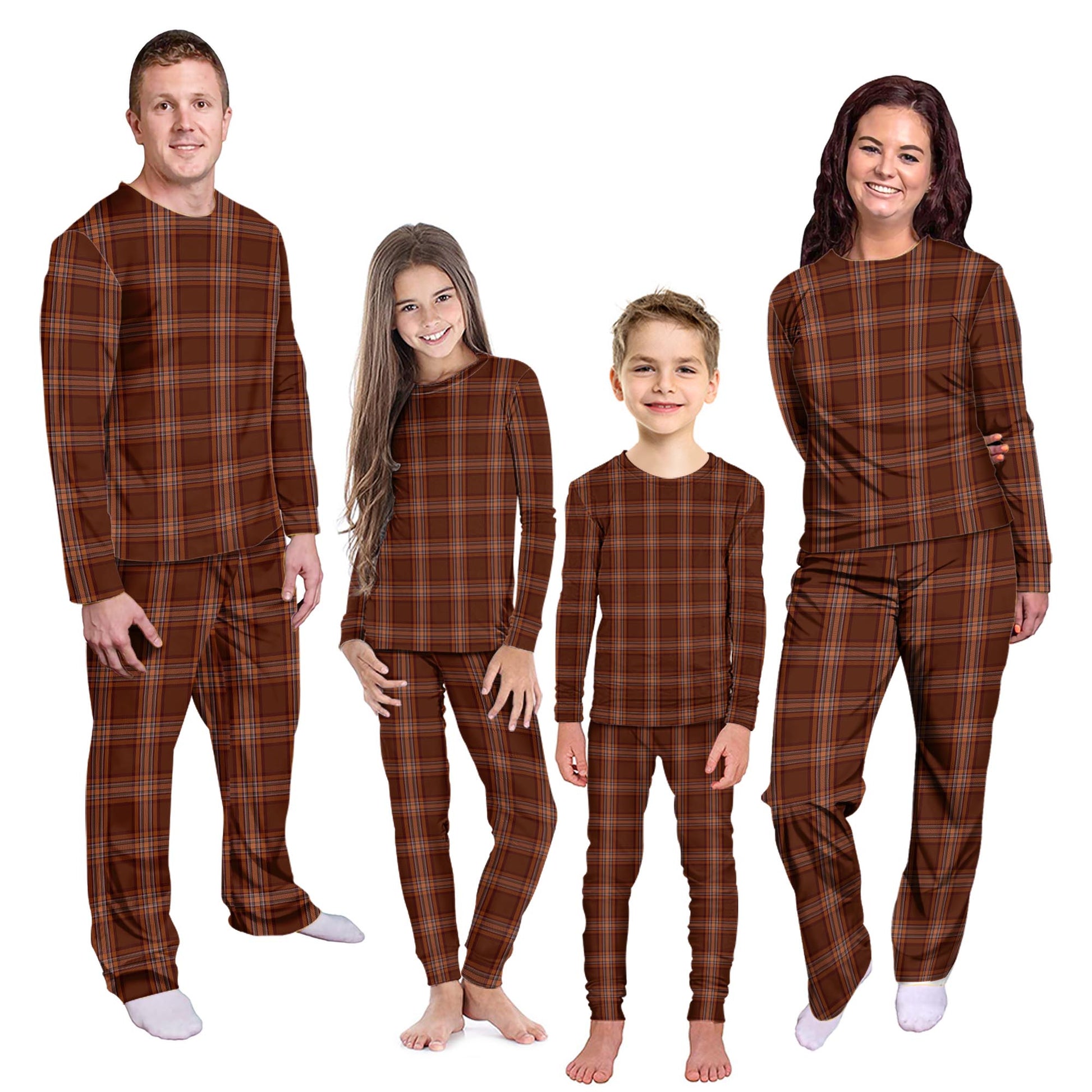 Down County Ireland Tartan Pajamas Family Set Kid - Tartan Vibes Clothing