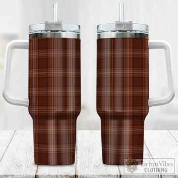Tartan Vibes Clothing Down County Ireland Tartan Tumbler with Handle