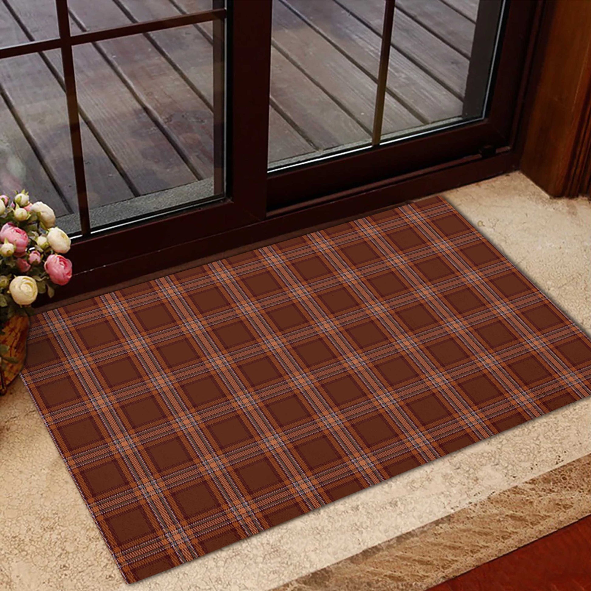 Down County Ireland Tartan Door Mat - Tartanvibesclothing