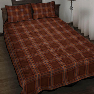 Down County Ireland Tartan Quilt Bed Set