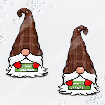 Down County Ireland Gnome Christmas Ornament with His Tartan Christmas Hat