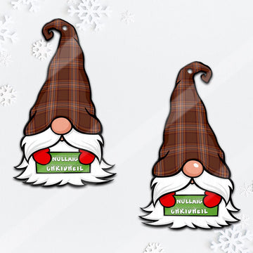 Down County Ireland Gnome Christmas Ornament with His Tartan Christmas Hat - Tartan Vibes Clothing