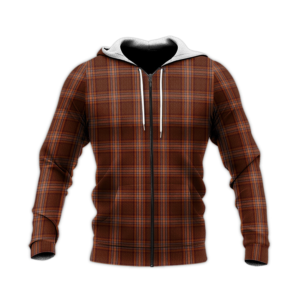 Down County Ireland Tartan Knitted Hoodie - Tartan Vibes Clothing