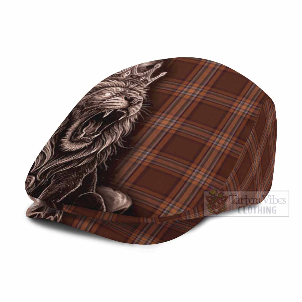 Down County Ireland Tartan Flat Cap, Jeff Cap Roaring Lion Heritage