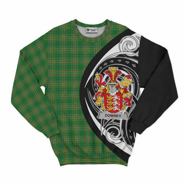 Downey Irish Clan Sweatshirt Celtic Circle Style Unisex - Tartan Vibes Clothing