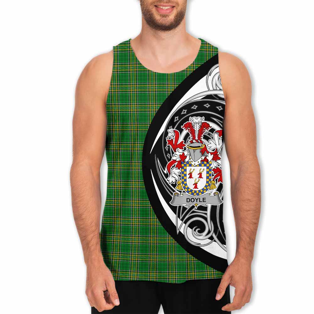Tartan Vibes Clothing Doyle Irish Clan Men's Tank Top Celtic Circle Style