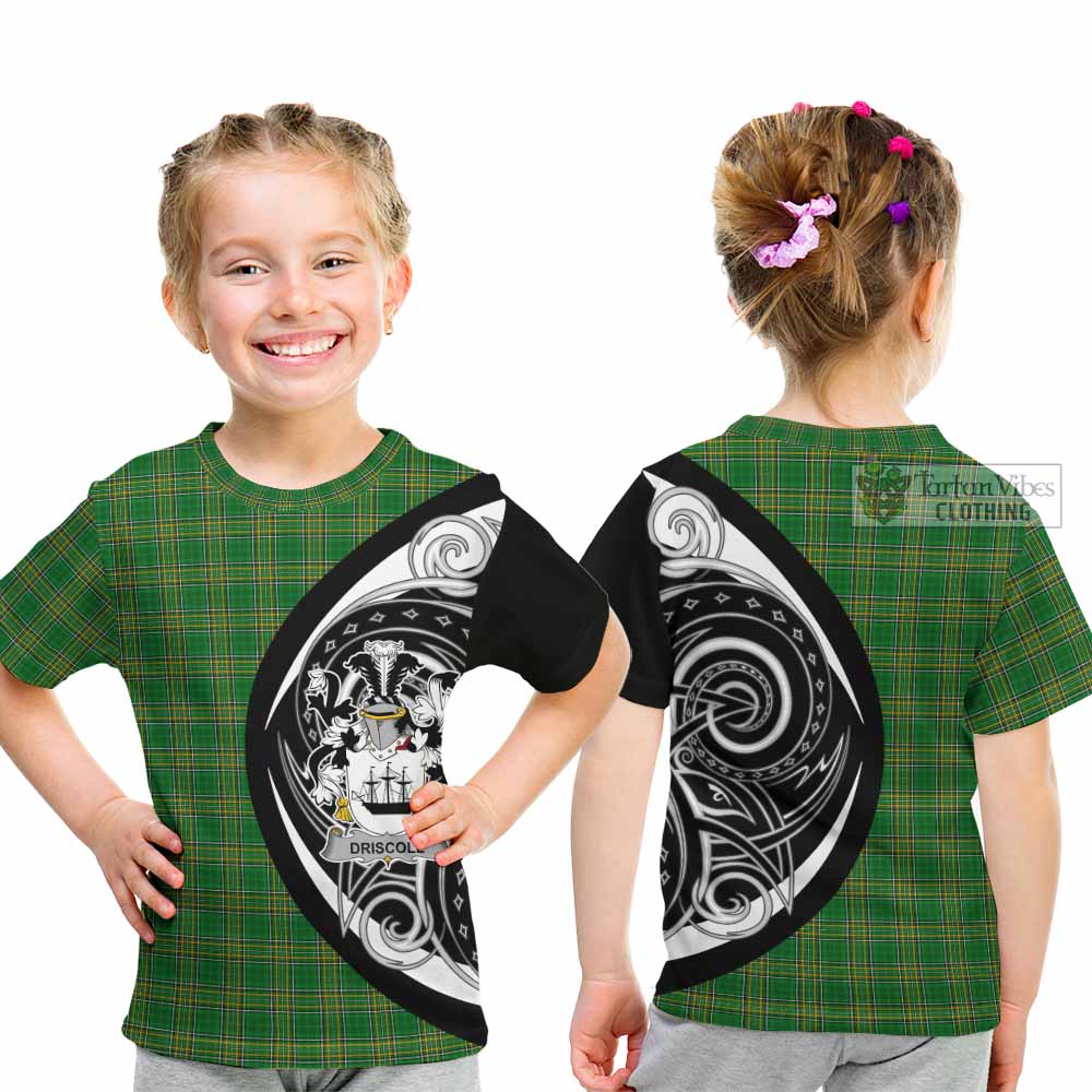 Tartan Vibes Clothing Driscoll Irish Clan Kid T-Shirt Celtic Circle Style
