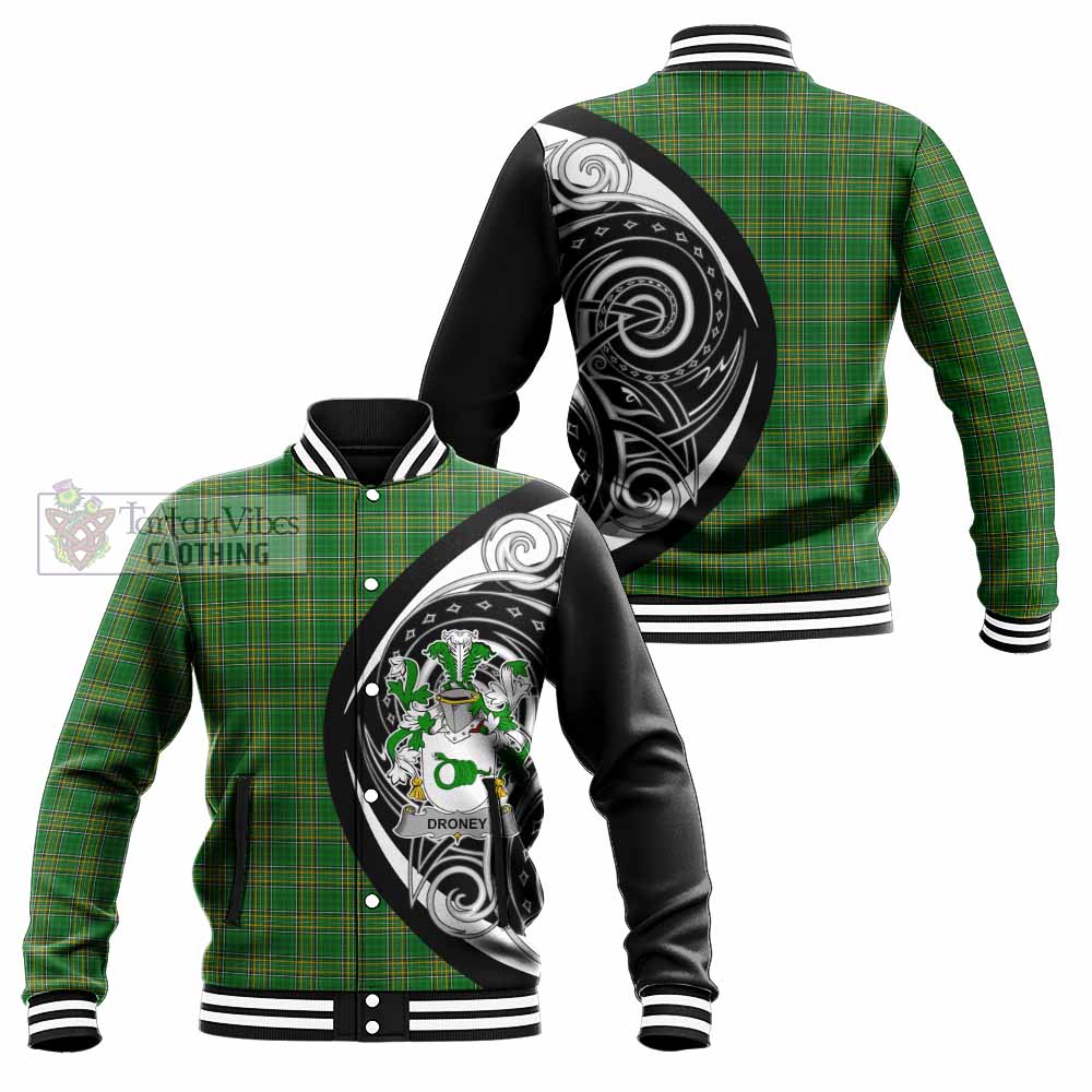 Droney Irish Clan Baseball Jacket Celtic Circle Style - Tartan Vibes Clothing