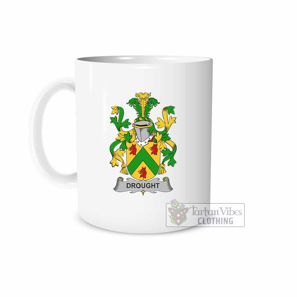 Tartan Vibes Clothing Drought Irish Clan Coat of Arms Ceramic Mug