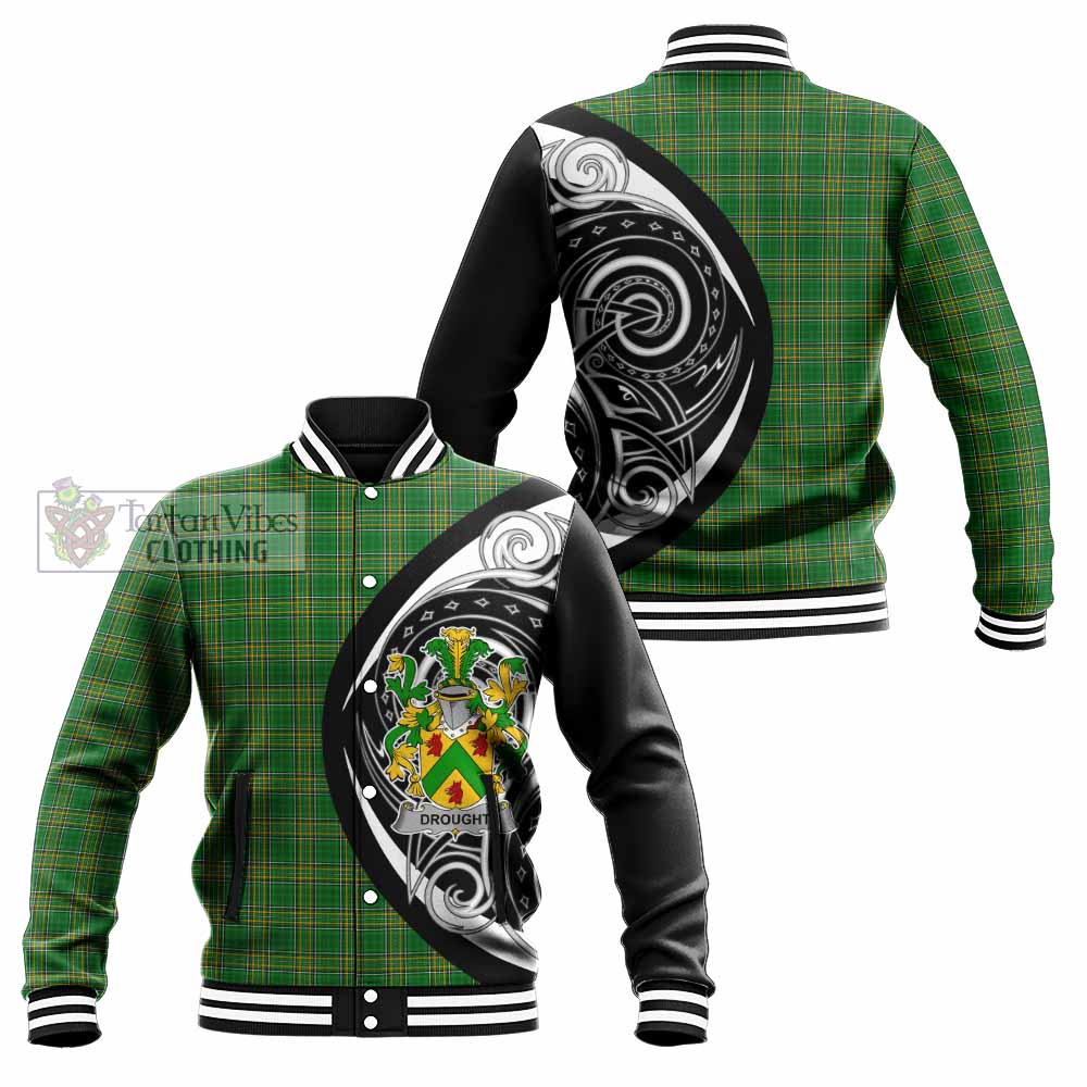 Tartan Vibes Clothing Drought Irish Clan Baseball Jacket Celtic Circle Style